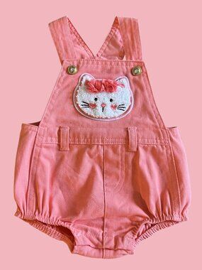 Kitty Cat Decal Overalls - 3/$10 or 5/$15